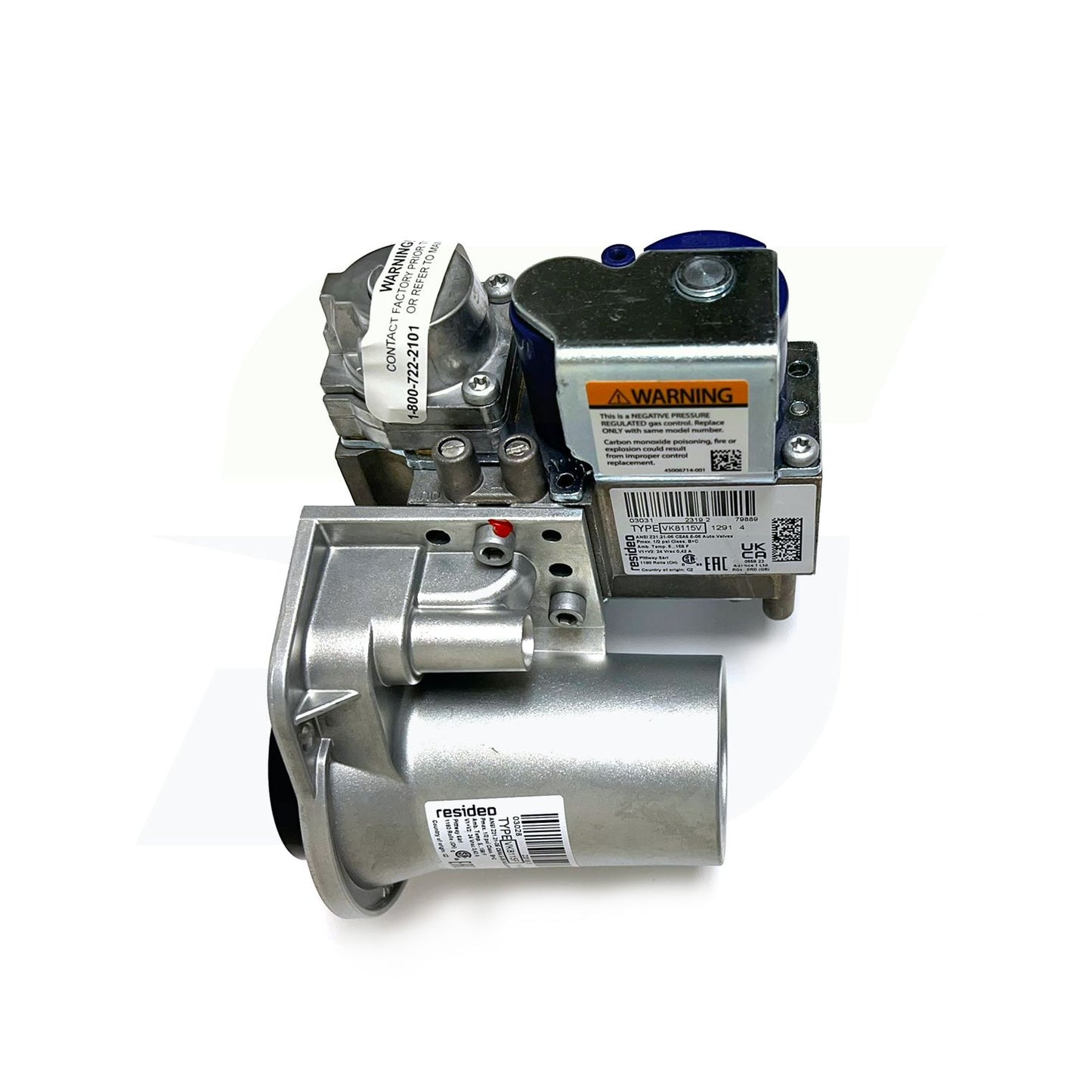 100171947 - Gas Valve with Venturi and Gaskets for WH155