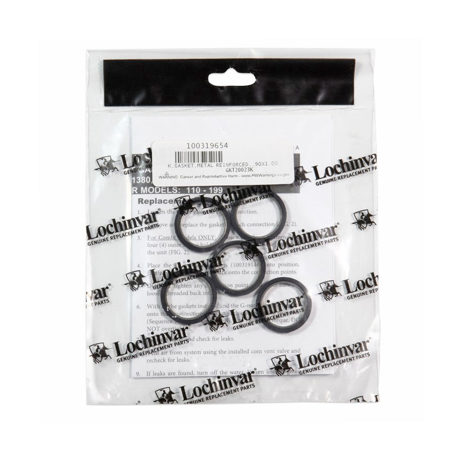 100275594 - Gasket Kit Water Tube .90 x 1.00 Reinforced Metal