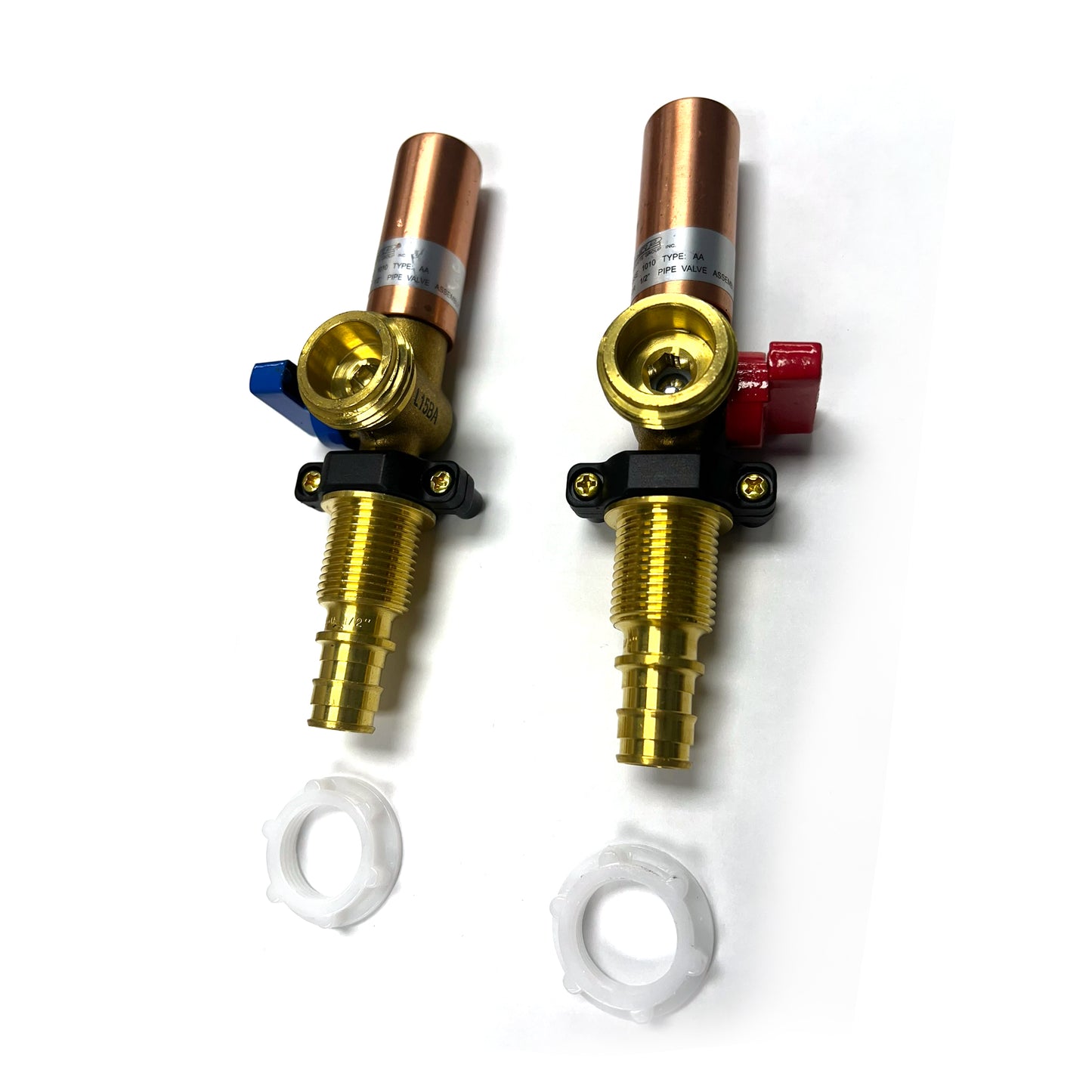 OB-217 - Plastic Switch Hitter Outlet Box with Uponor ProPEX Valves and Hammer Arrestors , Unassembled