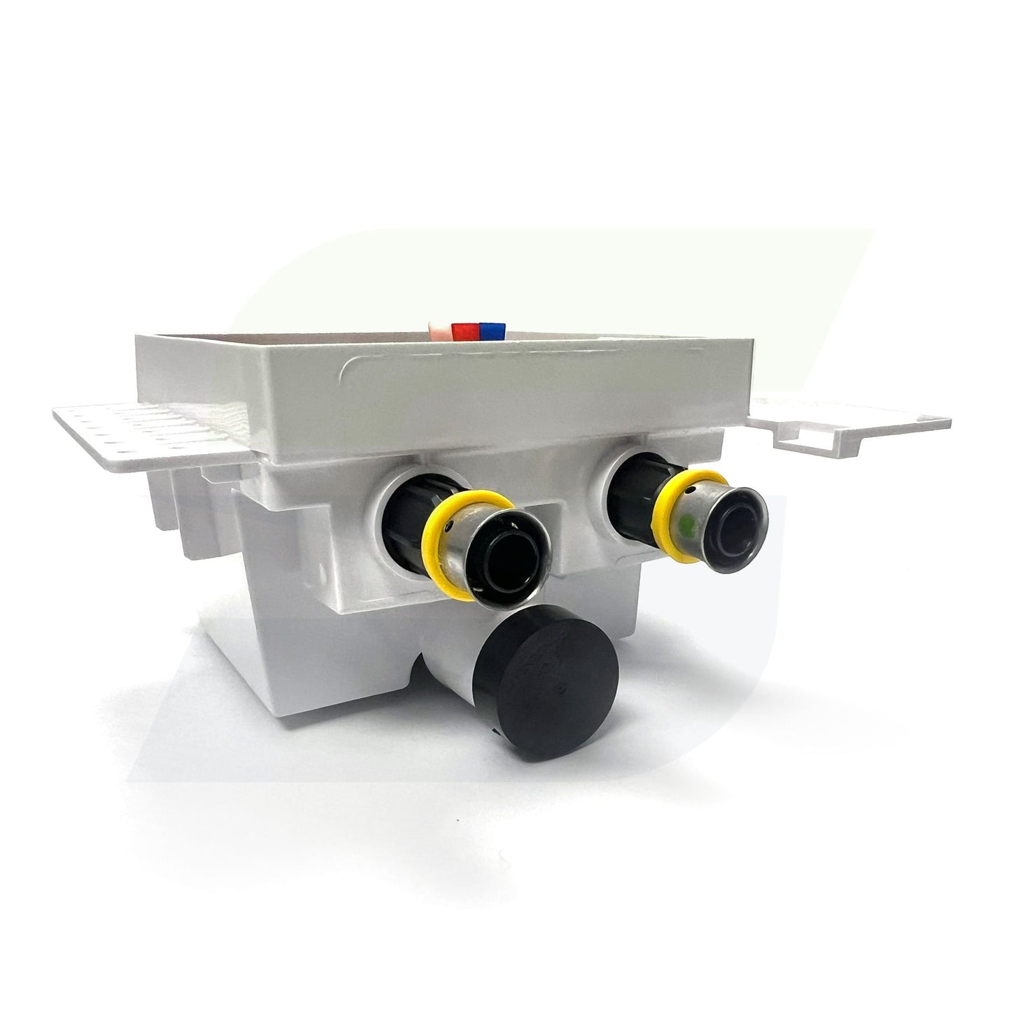 OBOS-115-RK - Washing Machine One Stop Box with Water Hammer Arrester - 1/2" Viega PEX x  3/4" GHT