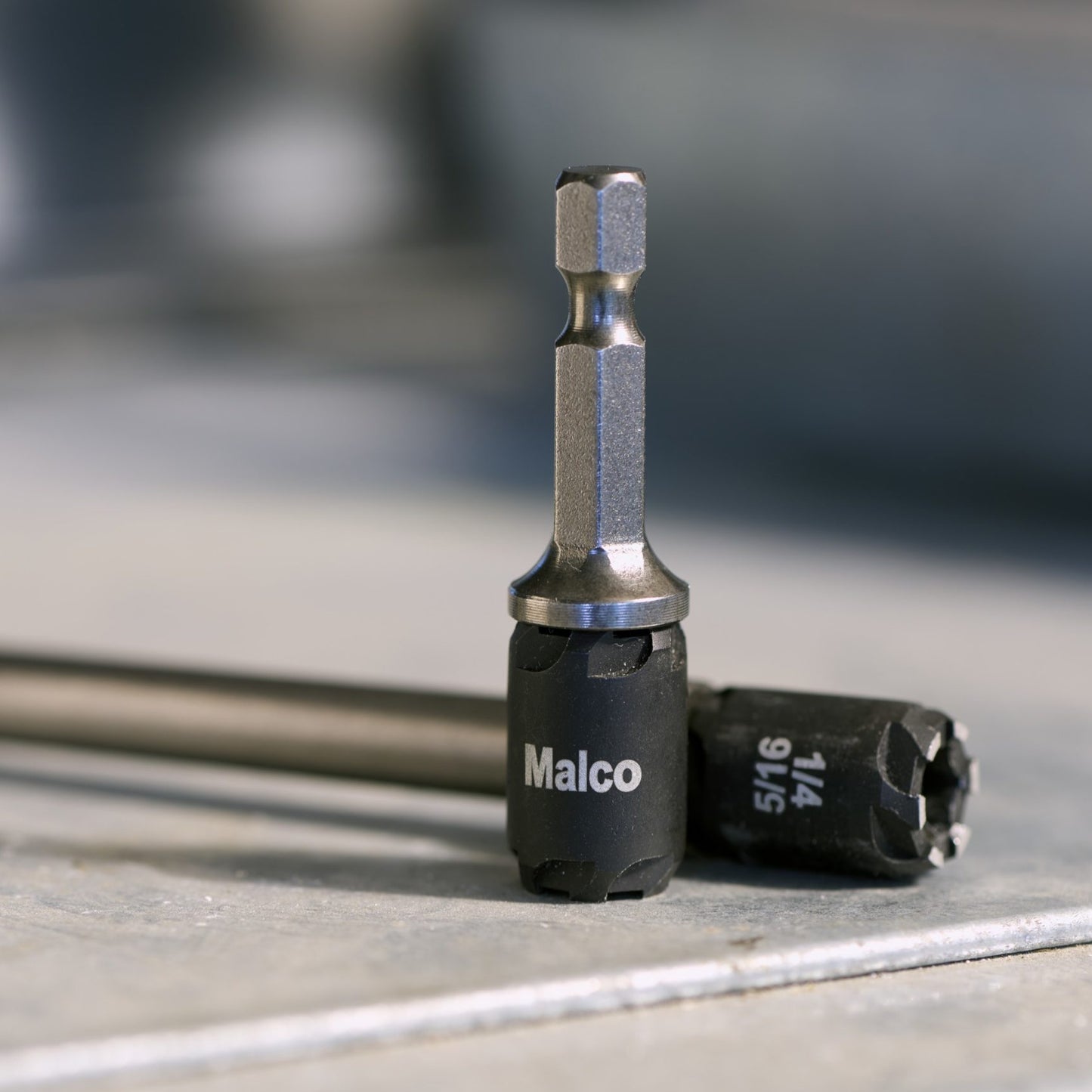MSHXLCST - 1/4" and 5/16" C-RHEX Sawtooth Reversible Magnetic Hex Driver - 6" Length