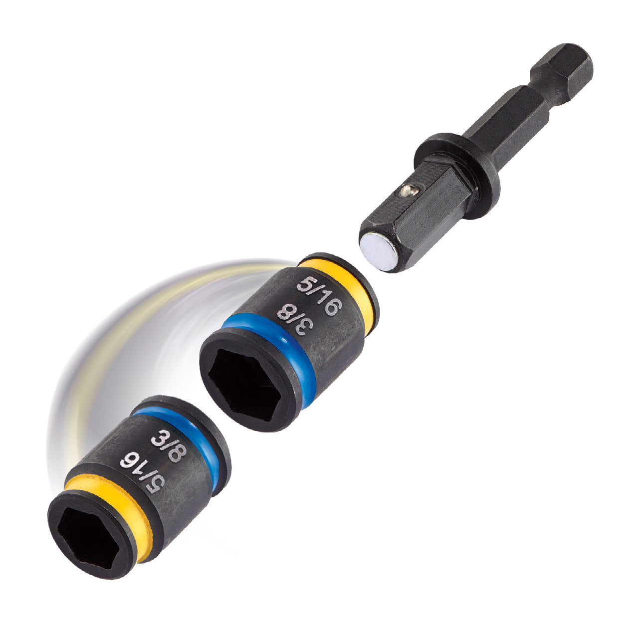 MSHC1 - C-RHEX Cleanable, Reversible Magnetic Hex Drivers, 5/16" and 3/8", 2" Length