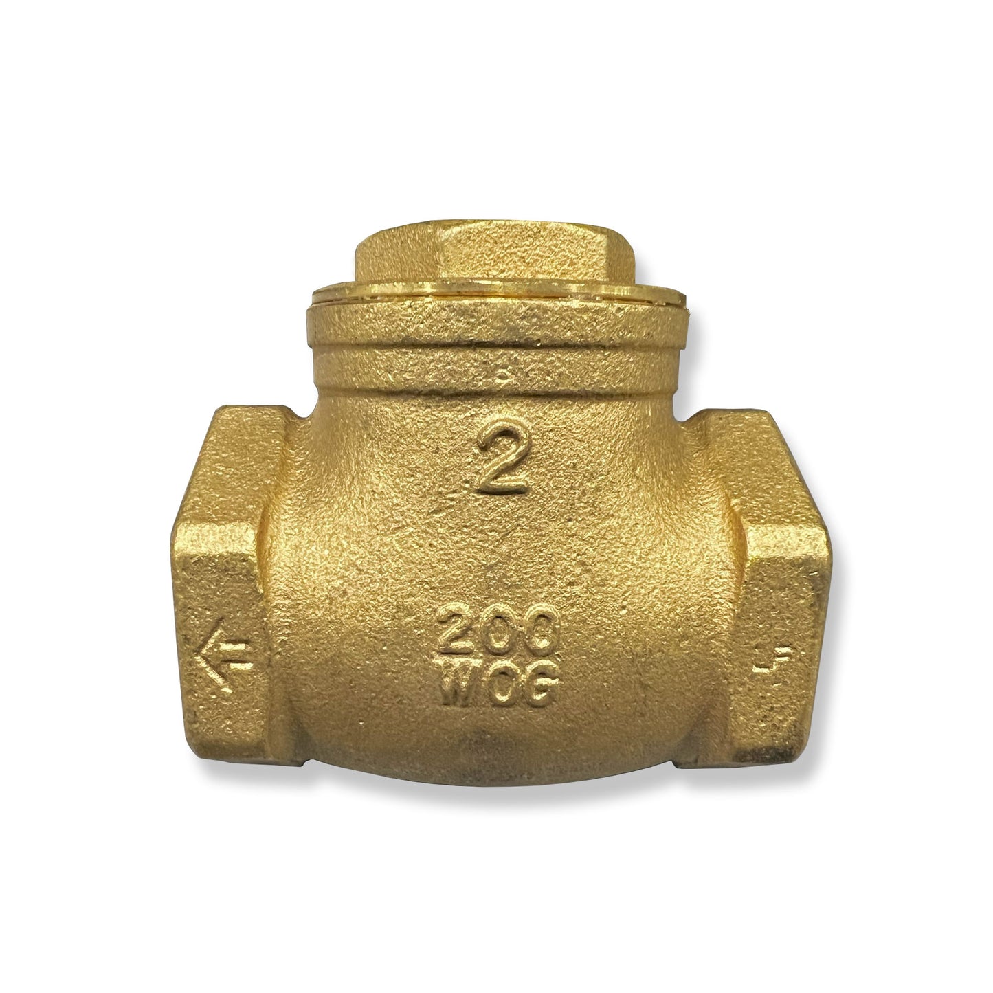 521T - Lead Free Brass Swing Check Valve - 200 WOG - Threaded