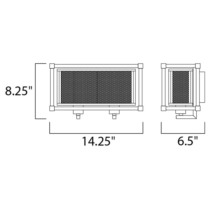 Maxim 12152BKPN - Refine 2 Light 14" Vanity Light