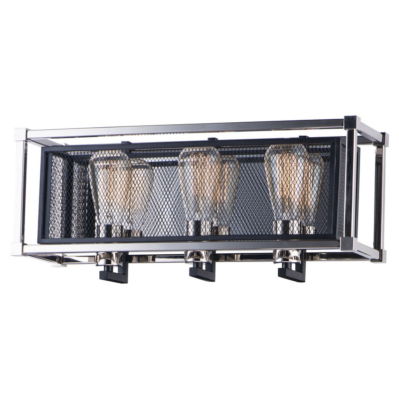 Maxim 12153BKPN - Refine 3 Light 21" Vanity Light
