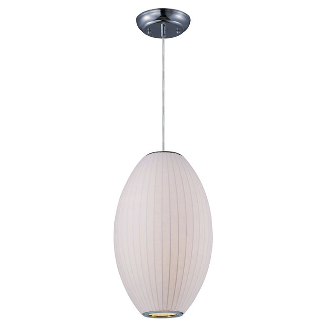 Maxim 12188WTPC - Cocoon 1 Light 21" Pendant