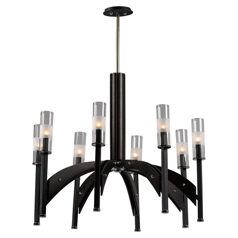 Maxim 39518CLBKWE - Merge 8 Light 35" Chandelier