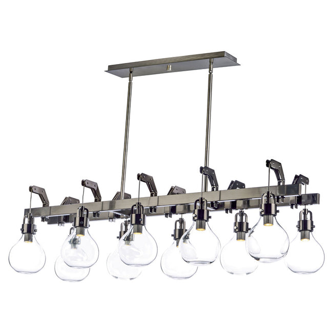 Maxim 39698CLDSN - Kinetic LED 10 Light 50" Chandelier
