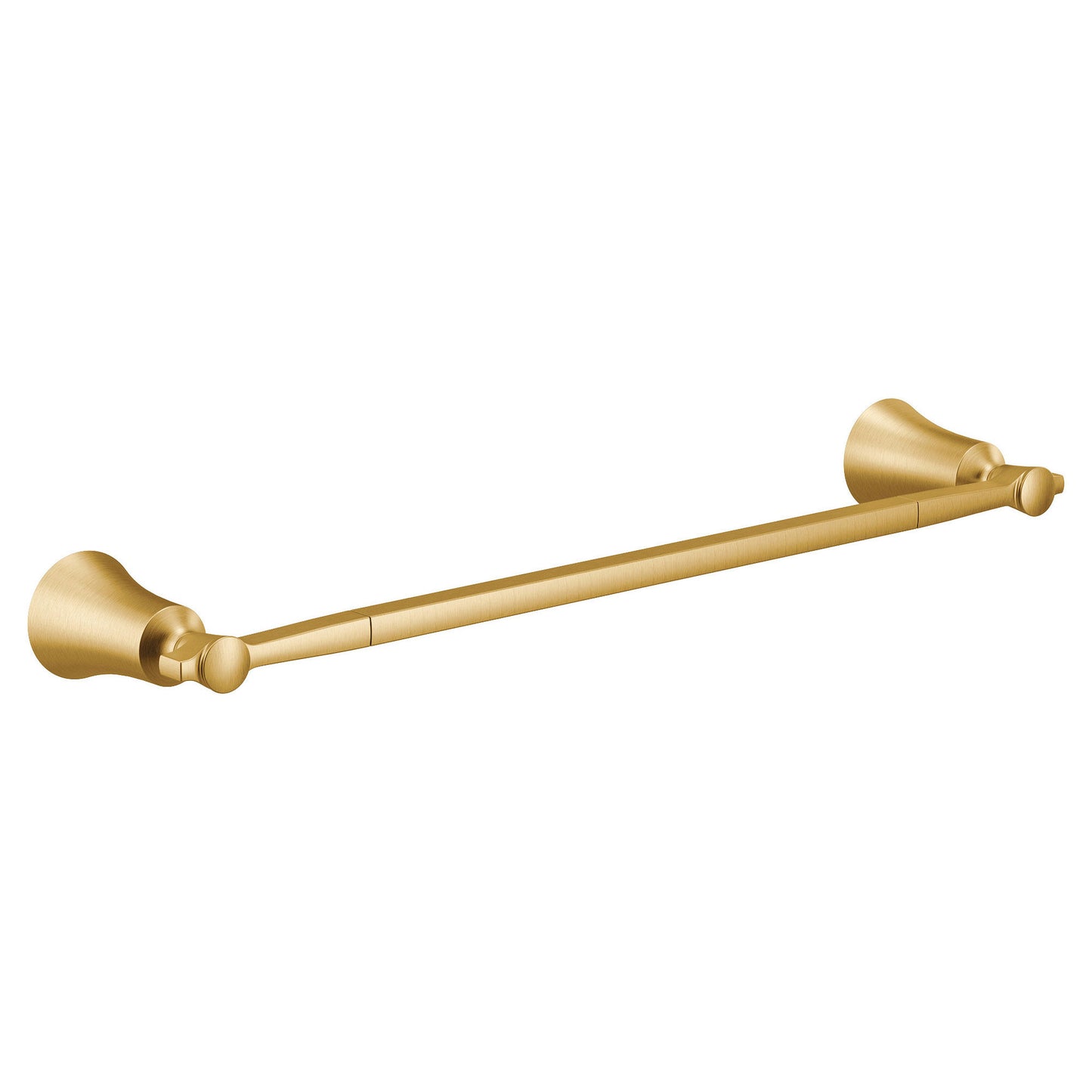 Moen YB0324BG - Flara 24" Single Towel Bar in Brushed Gold
