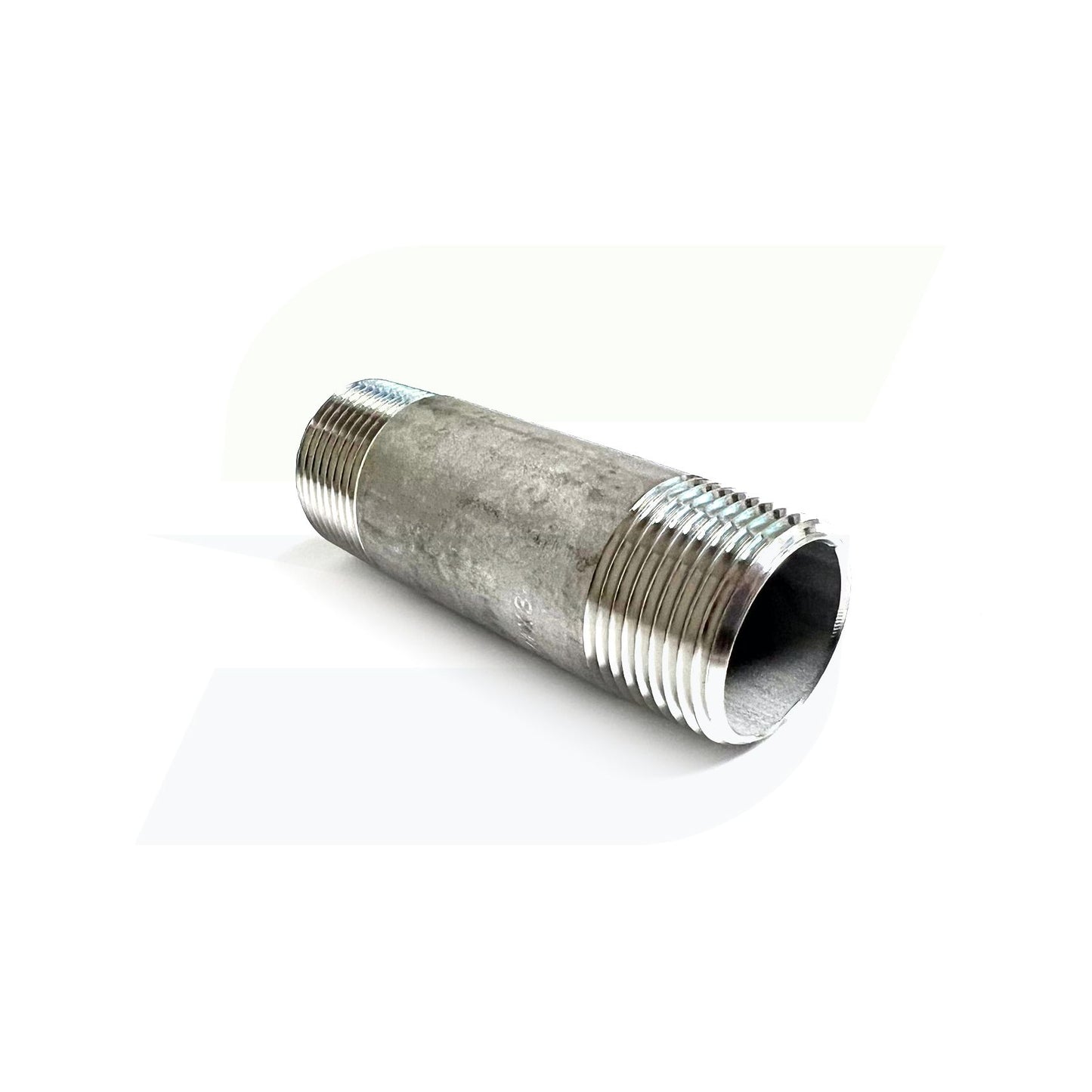 6012-300 - 3/4" x 3" L Threaded Pipe Nipple, 316/316L Stainless Steel Schedule 40