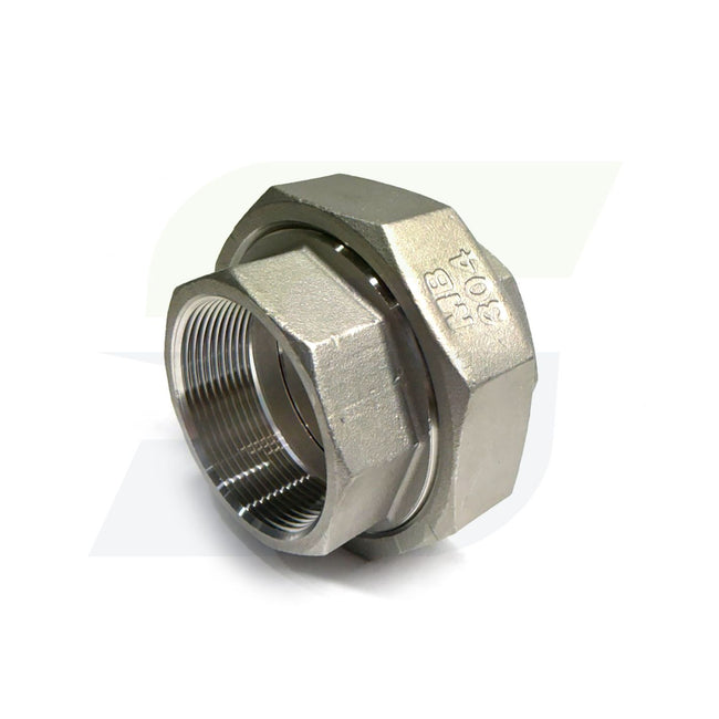 K487-32 - 2" Threaded Union, 304 Stainless Steel