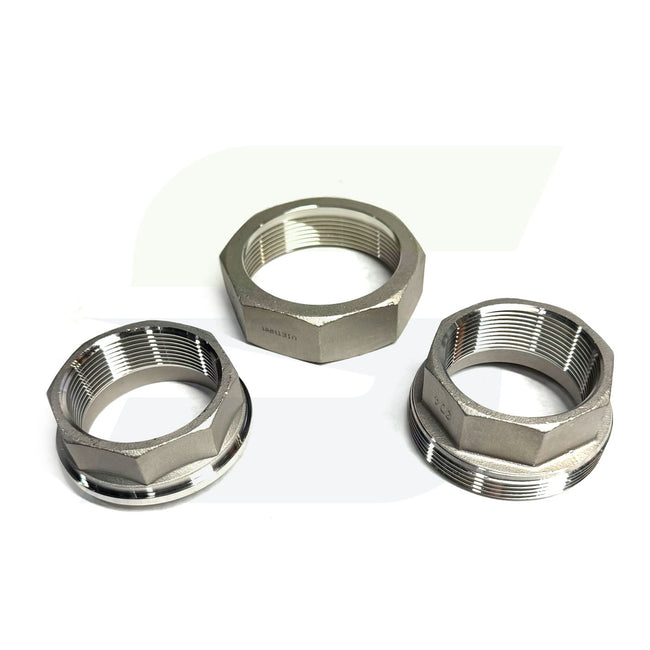 K487-32 - 2" Threaded Union, 304 Stainless Steel