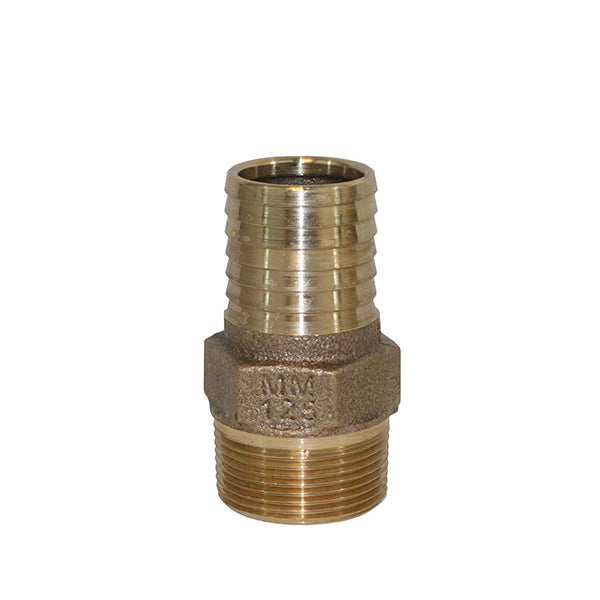 Merrill Mfg RBMANL125 - 1-1/4" Brass Insert Male Adapter