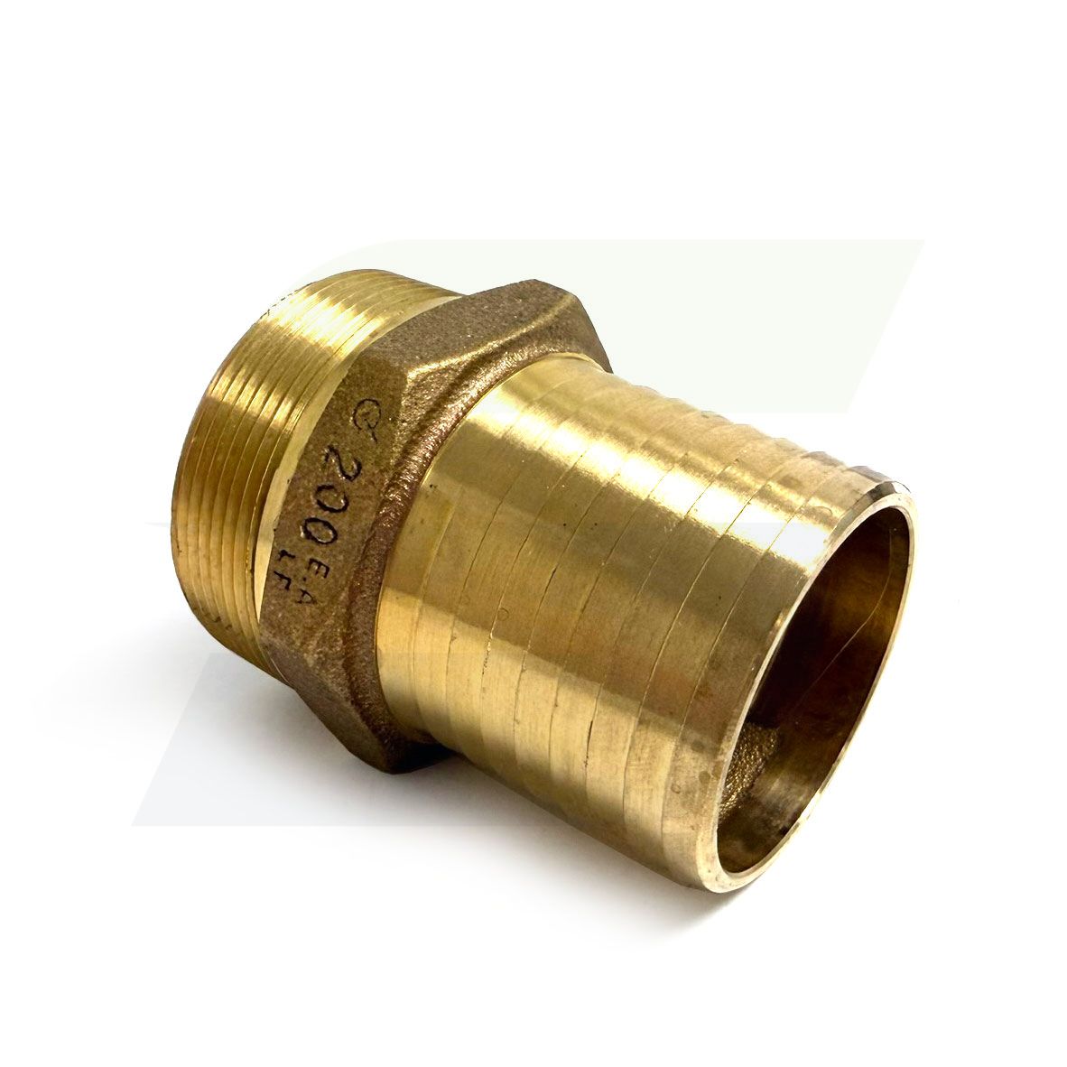 RBMANL200 - 2" Brass Hose Barb x MPT Male Adapter