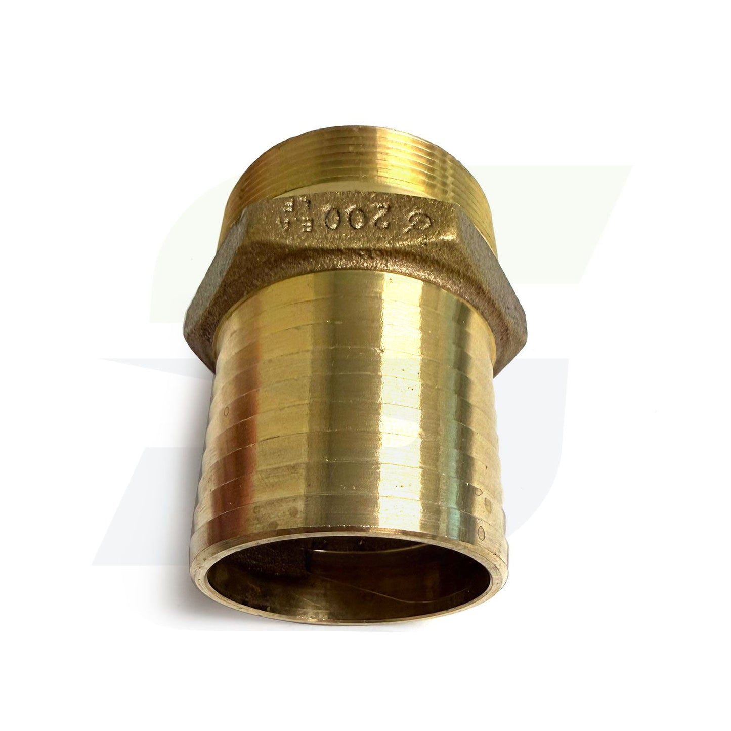 RBMANL200 - 2" Brass Hose Barb x MPT Male Adapter