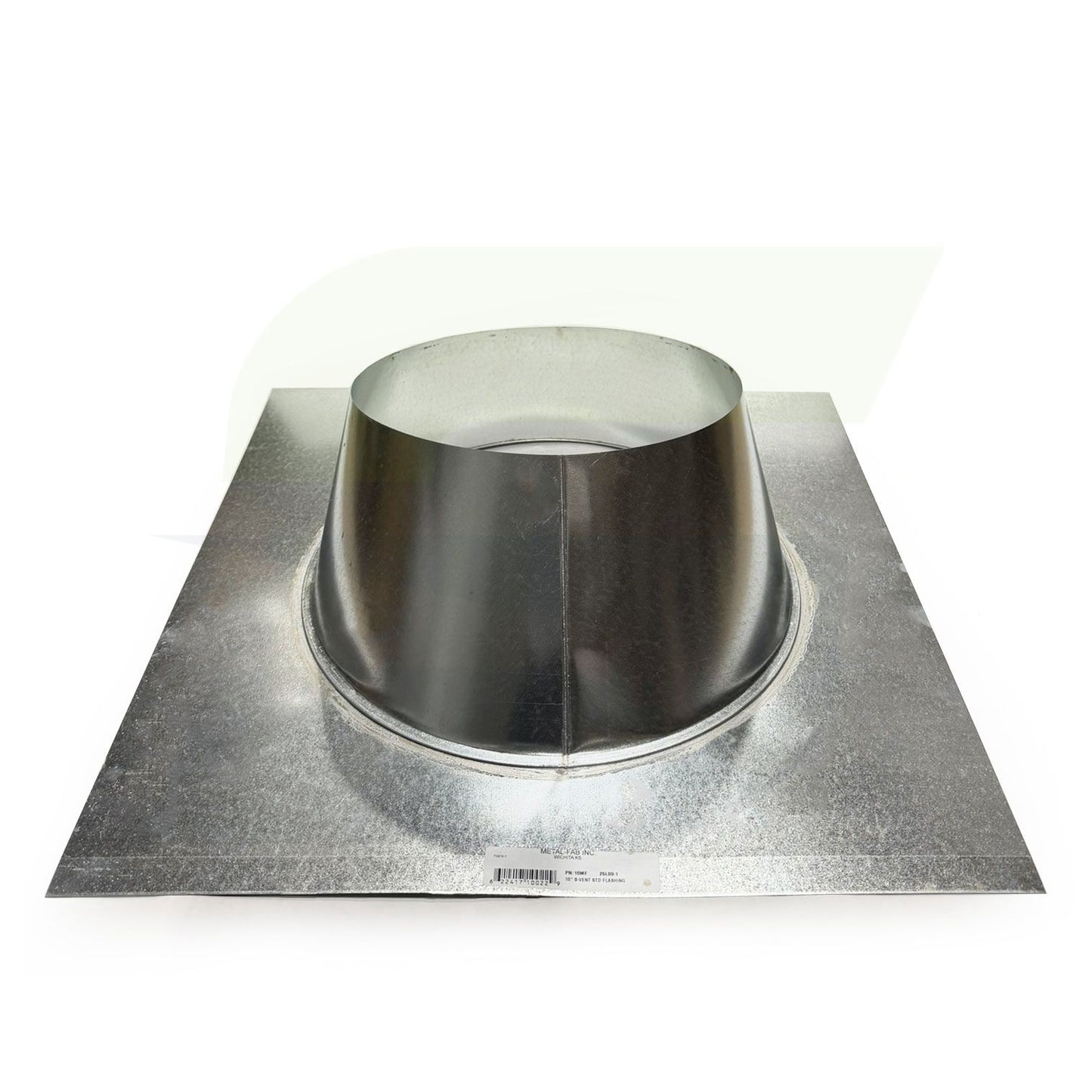 10MF - Type B Gas Vent Standard Roof Flashing - 2/12 to 5/12 - 10"