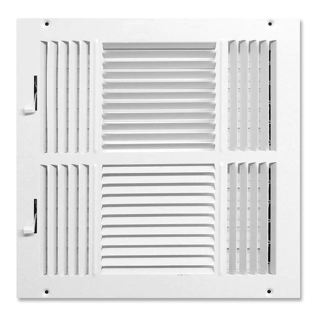 MFSCR1010W4 - 10" X 10" 4-Way Sidewall / Ceiling Register