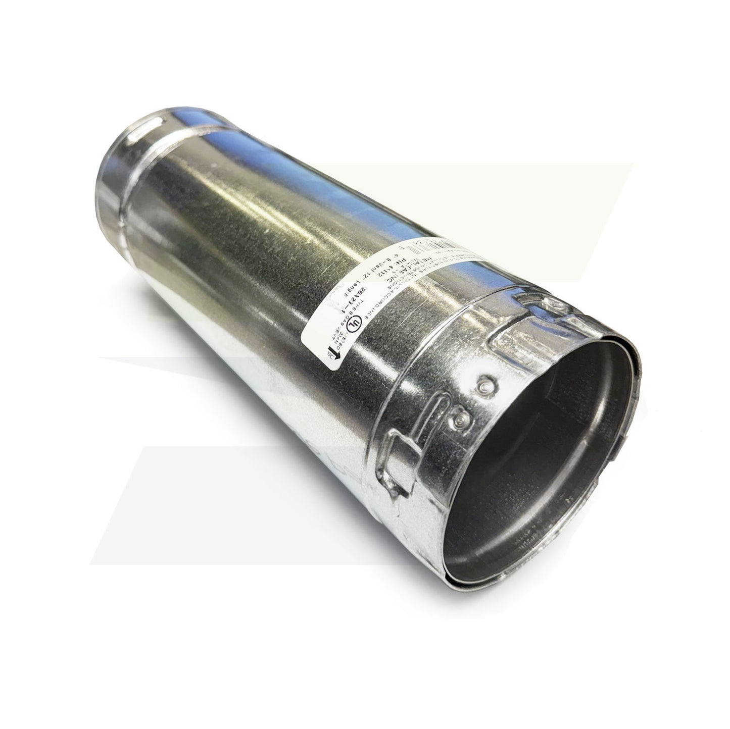 4M12 - Type-B Gas Vent Round Pipe - 4" X 12"