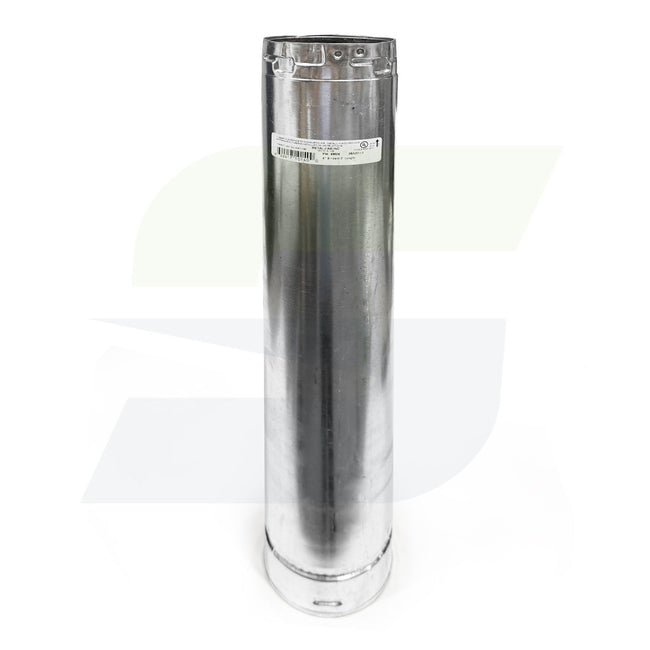 4M24 - Type-B Gas Vent Round Pipe - 4" X 24"