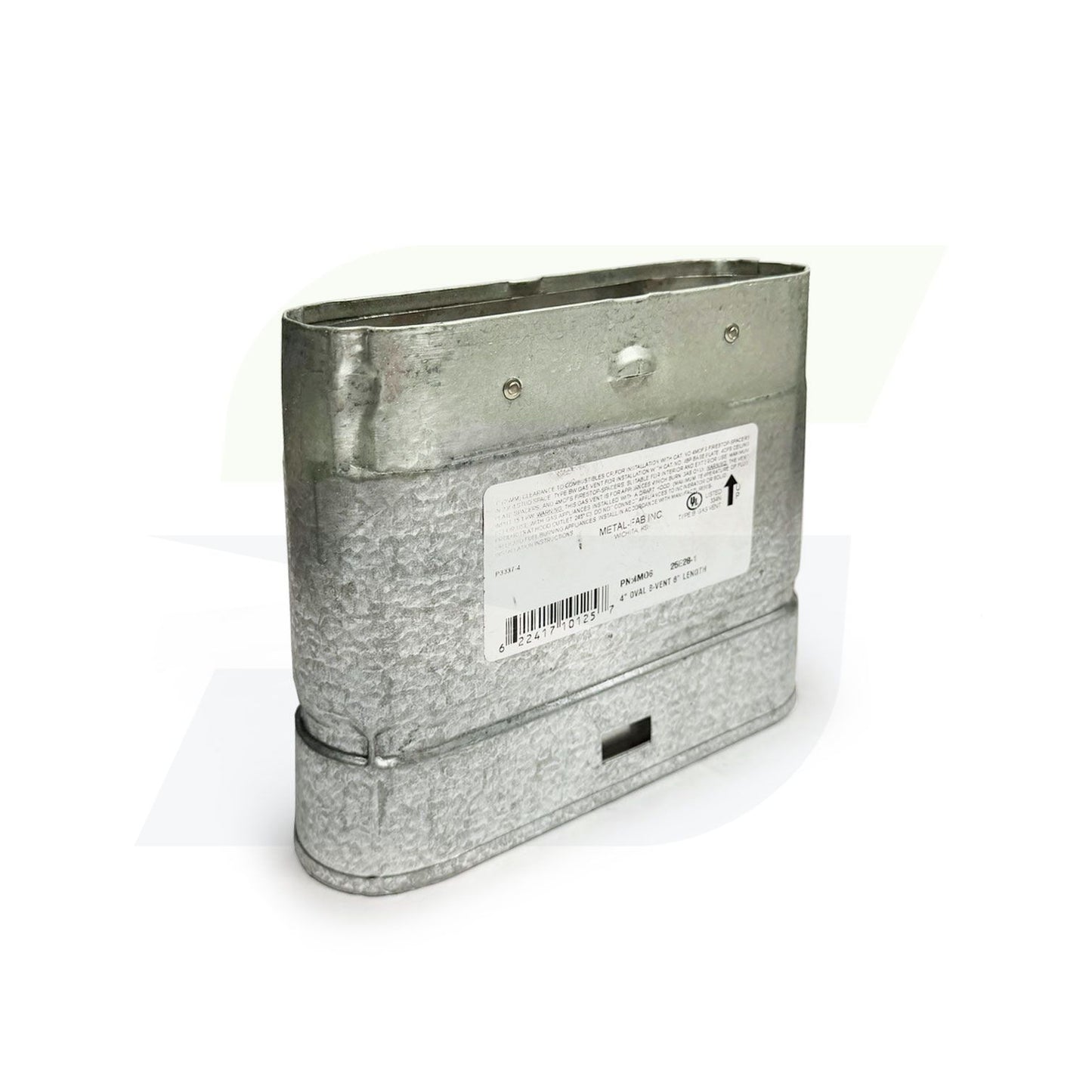 4MO6 - Type-B Gas Vent Oval Pipe - 4" X 6"