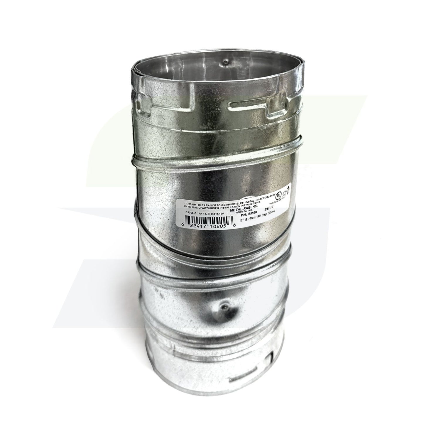 4M90 - Type-B Gas Vent 0 to 90 Degree Adjustable Elbow - 4"