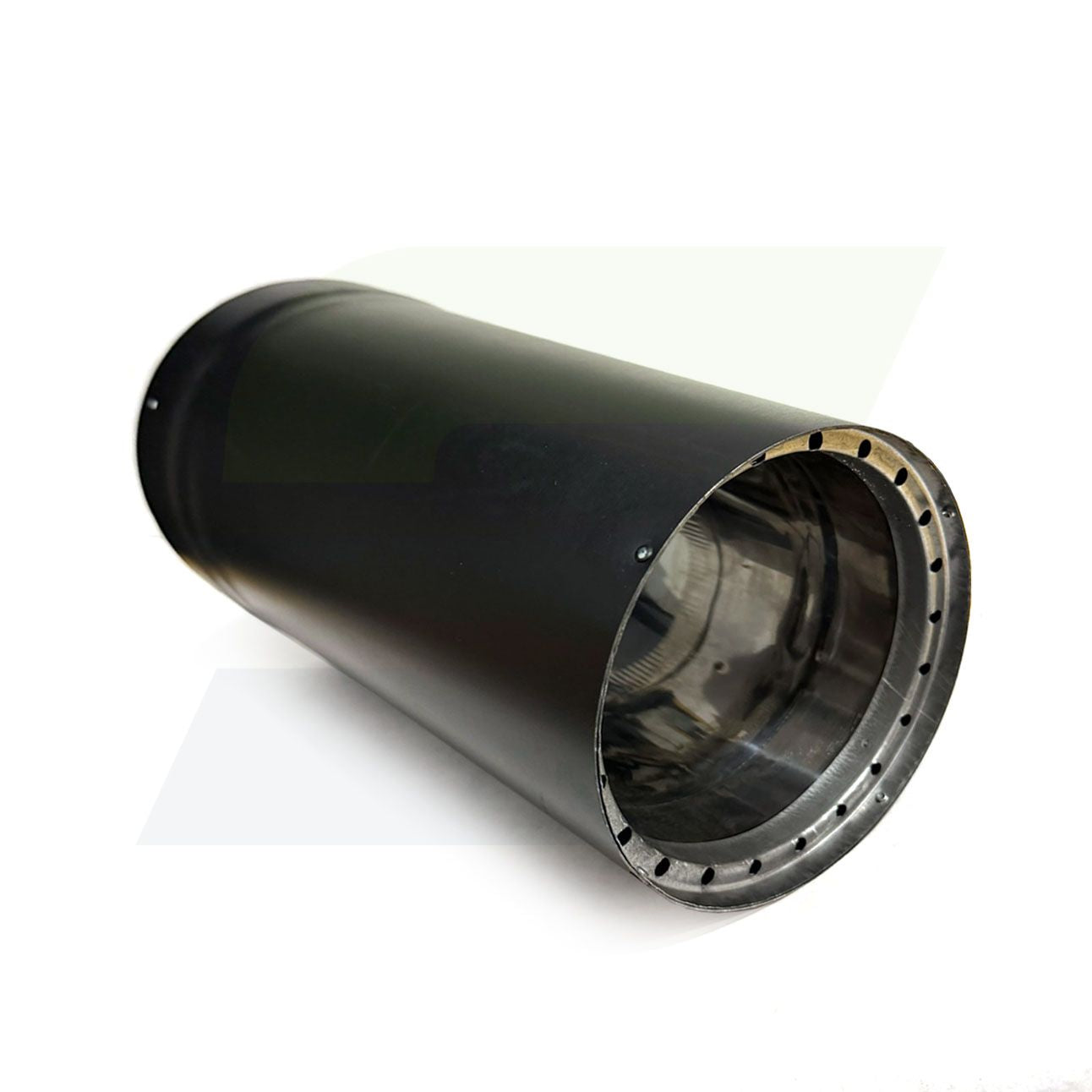 6DWB12 - 6" x 12" Black Double Wall Stove Pipe