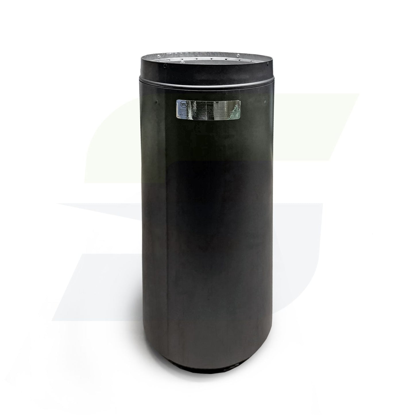 6DWB18A - 6" x 6" to 16" Black Double Wall Adjustable Stove Pipe