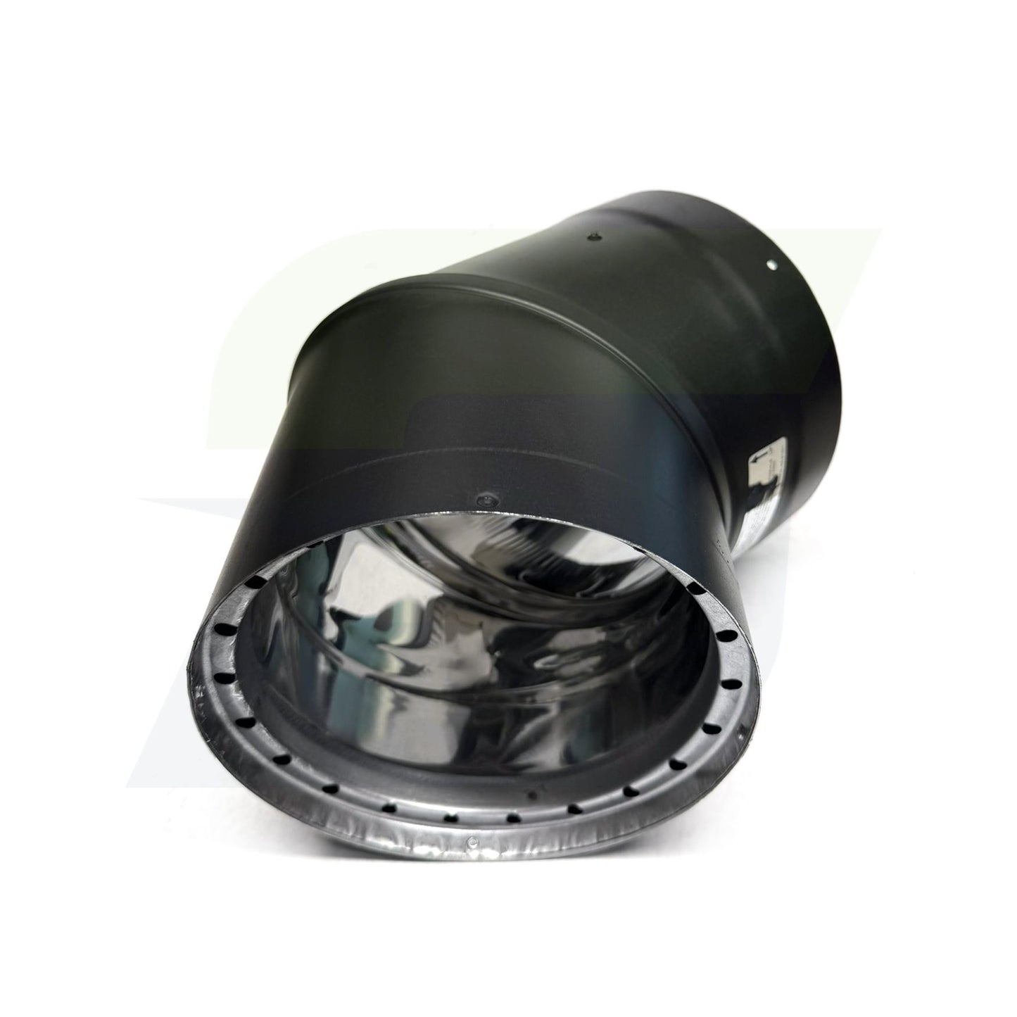 6DWB45 - 6" Black Double Wall 45 Degree Elbow