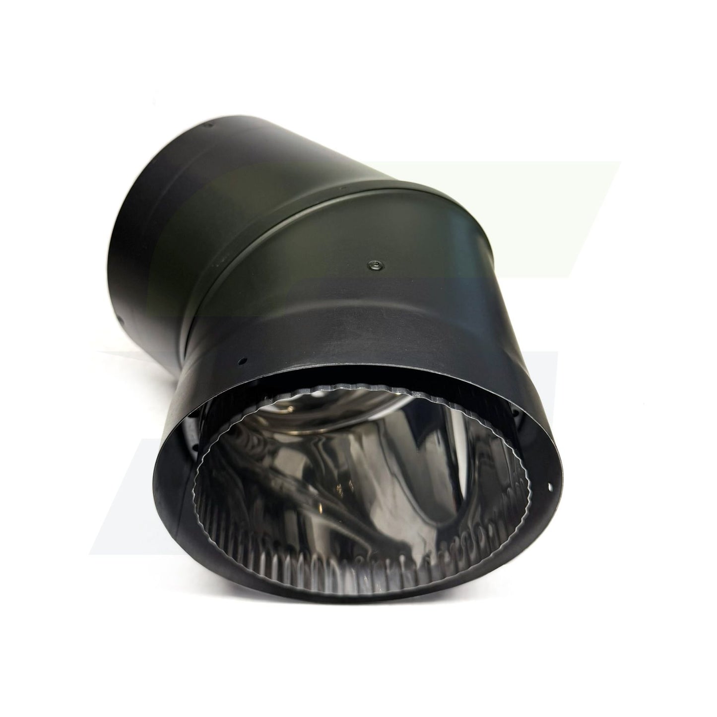 6DWB45 - 6" Black Double Wall 45 Degree Elbow