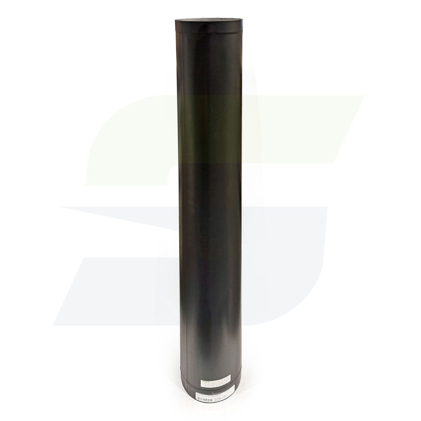 6SW48 - 6" Black Single Wall Stove Pipe