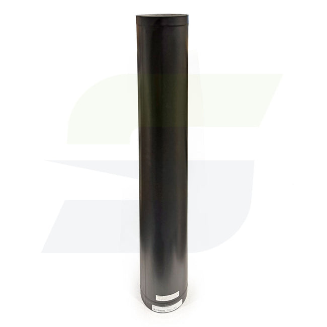 6SW48 - 6" Black Single Wall Stove Pipe