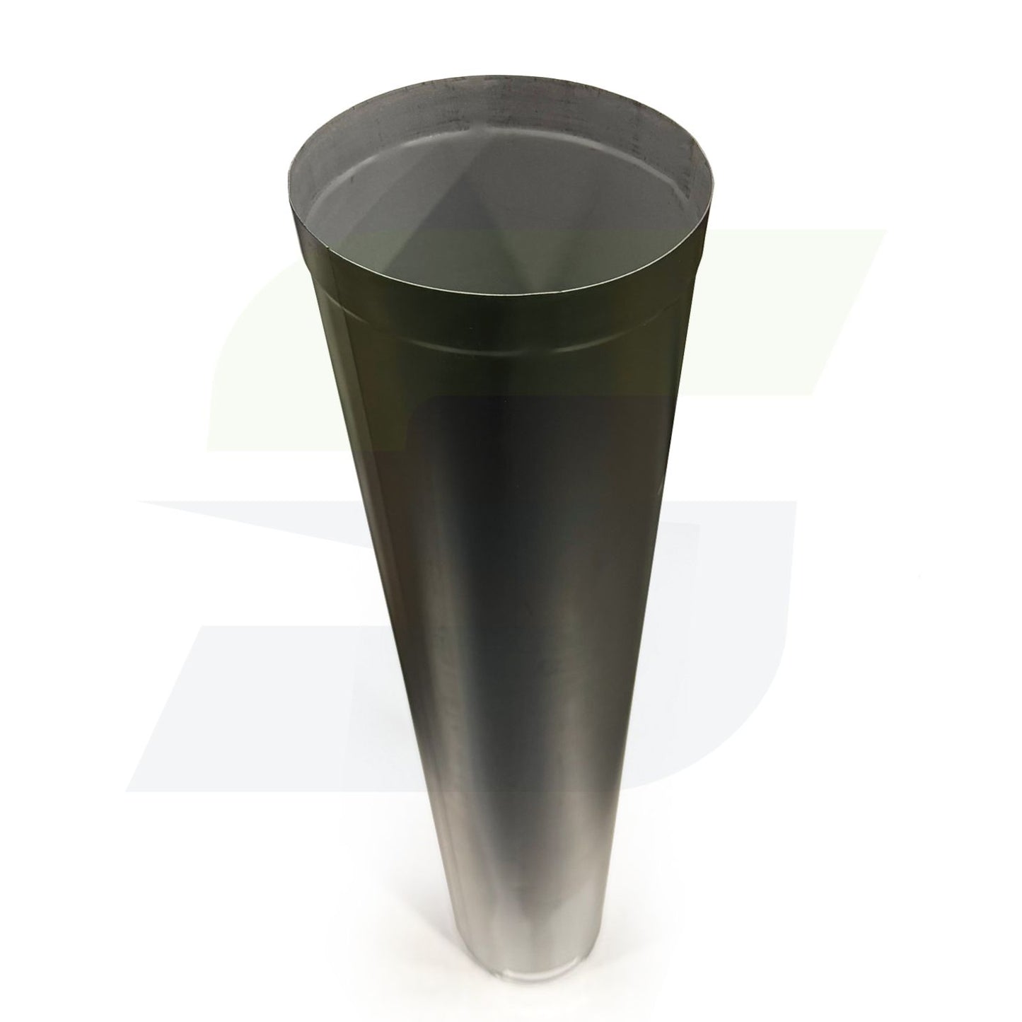 6SW48 - 6" Black Single Wall Stove Pipe