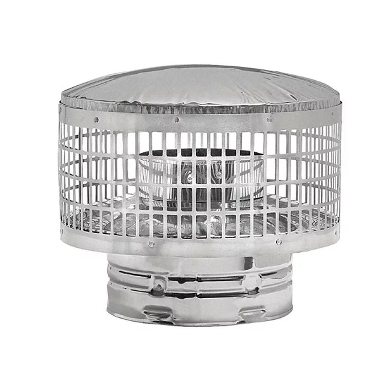 8TGC - 8" All-Fuel Triple Wall Stainless Steel Rain Cap