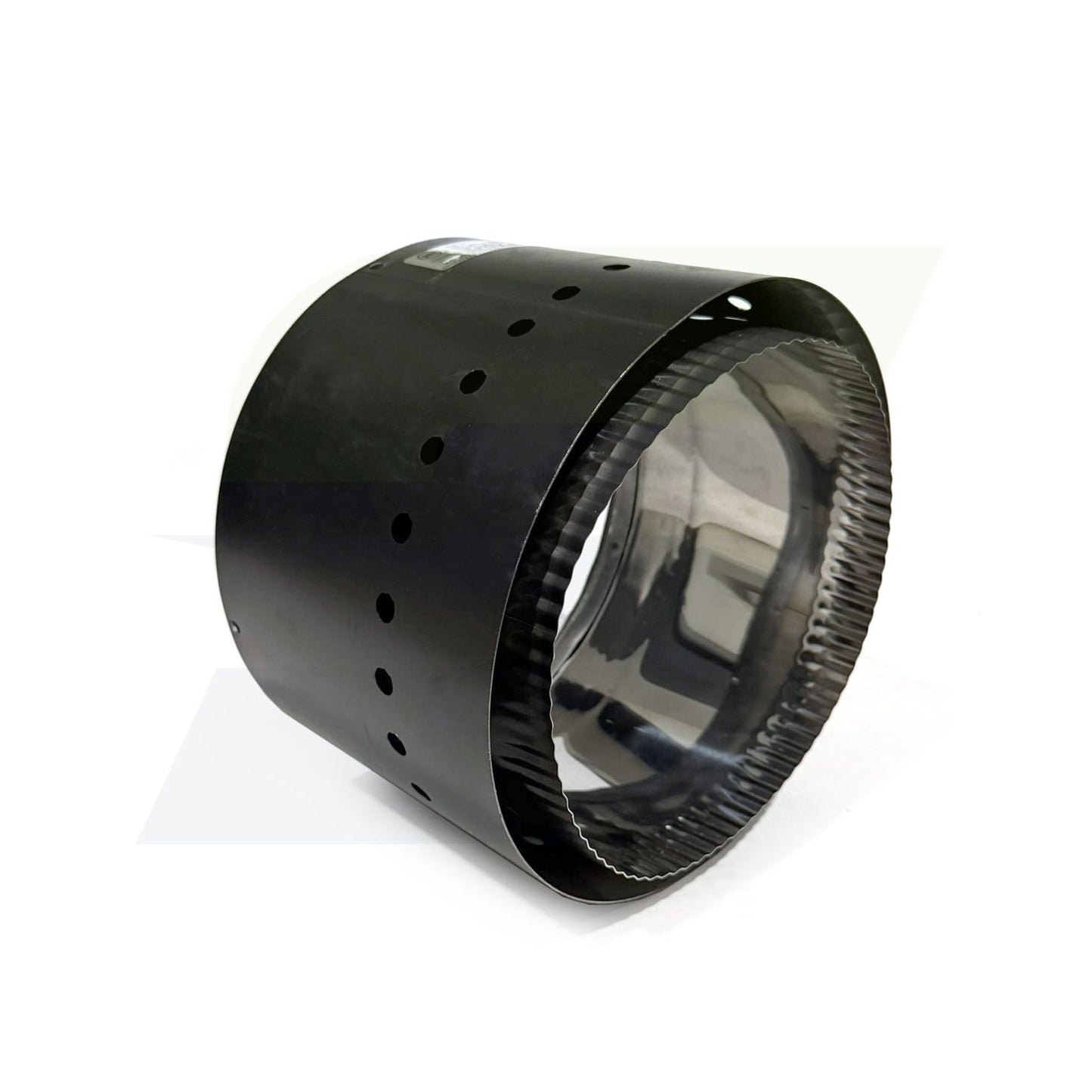 8DWBA - 8" Black Double Wall Stove Top Adapter
