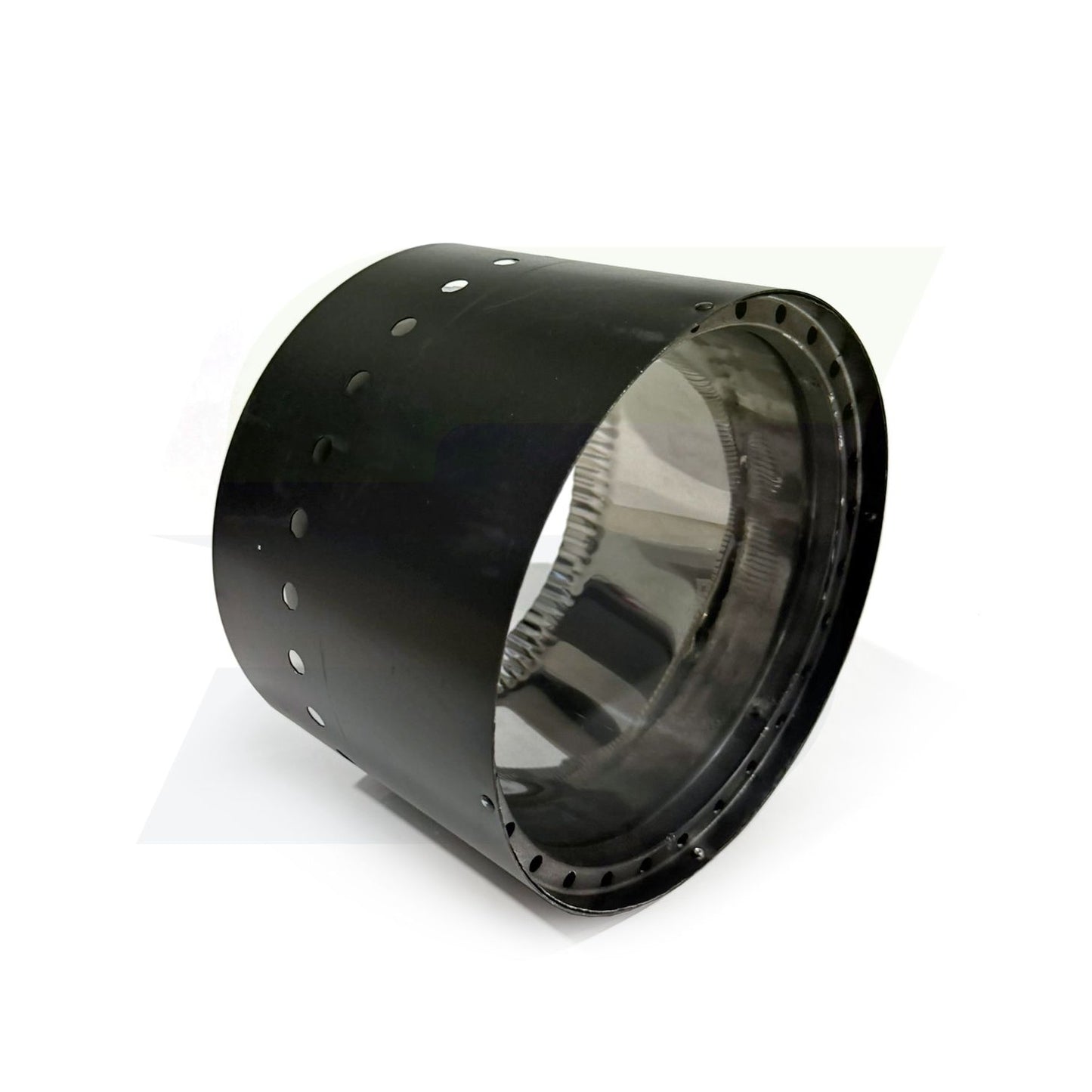 8DWBA - 8" Black Double Wall Stove Top Adapter