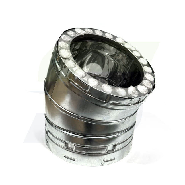 8TGGA30 - 8" Temp Guard Chimney Pipe - 30 Degree Angle