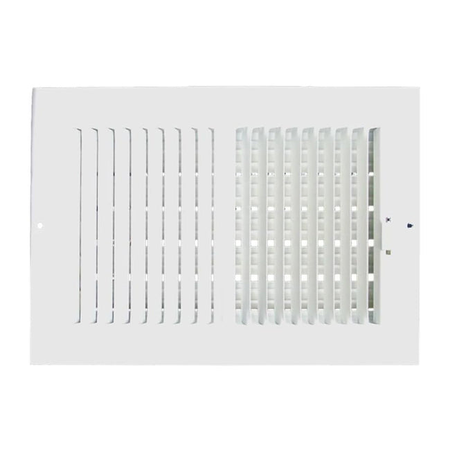MFSCR104W2 - 10" x 4" 2-Way Sidewall / Ceiling Register - White