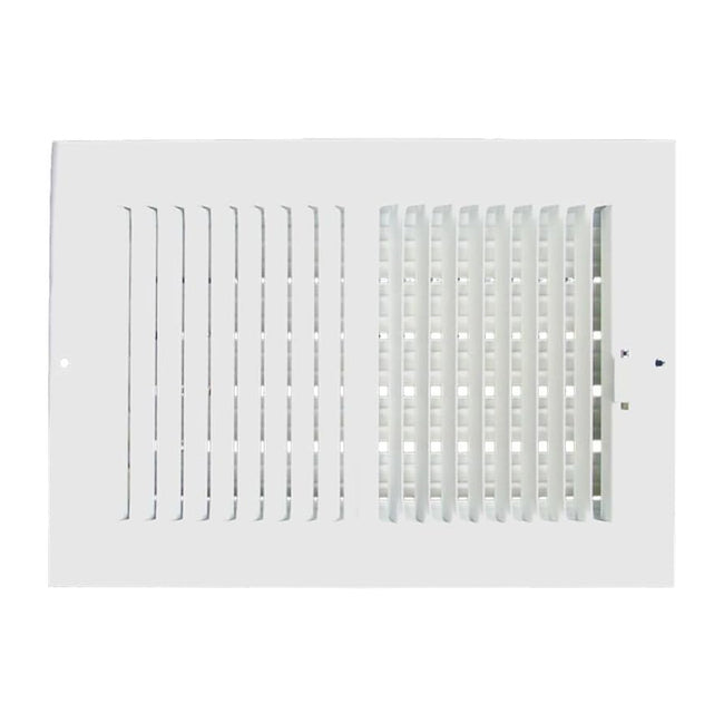 MFSCR126W2 - 12" x 6" 2-Way Sidewall / Ceiling Register - White