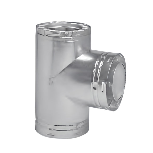 8TGGT - 8" Temp Guard Chimney Pipe Tee with Cap