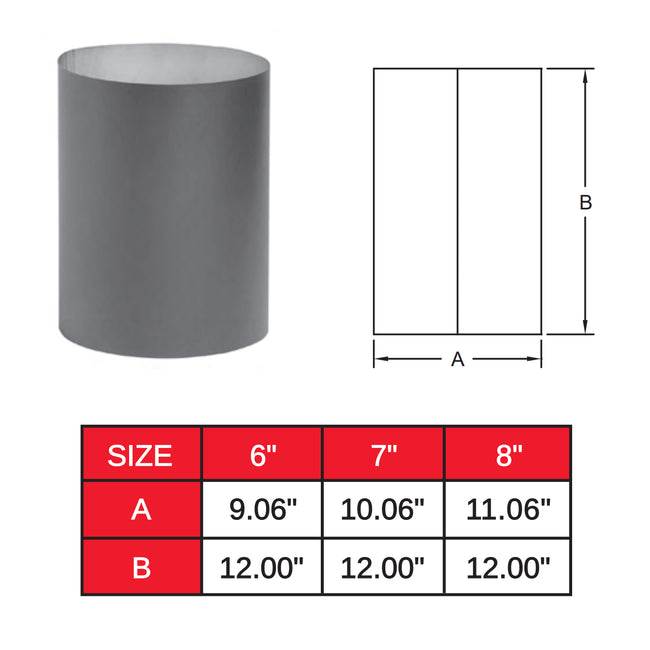 6TGTS - 6" Painted Trim Sleeve