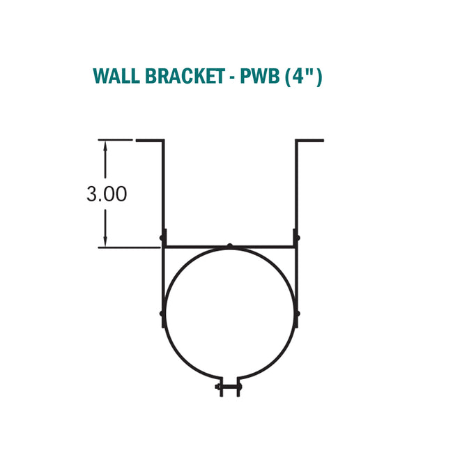 4PWB - Biomass / Pellet Wall Bracket - 4"