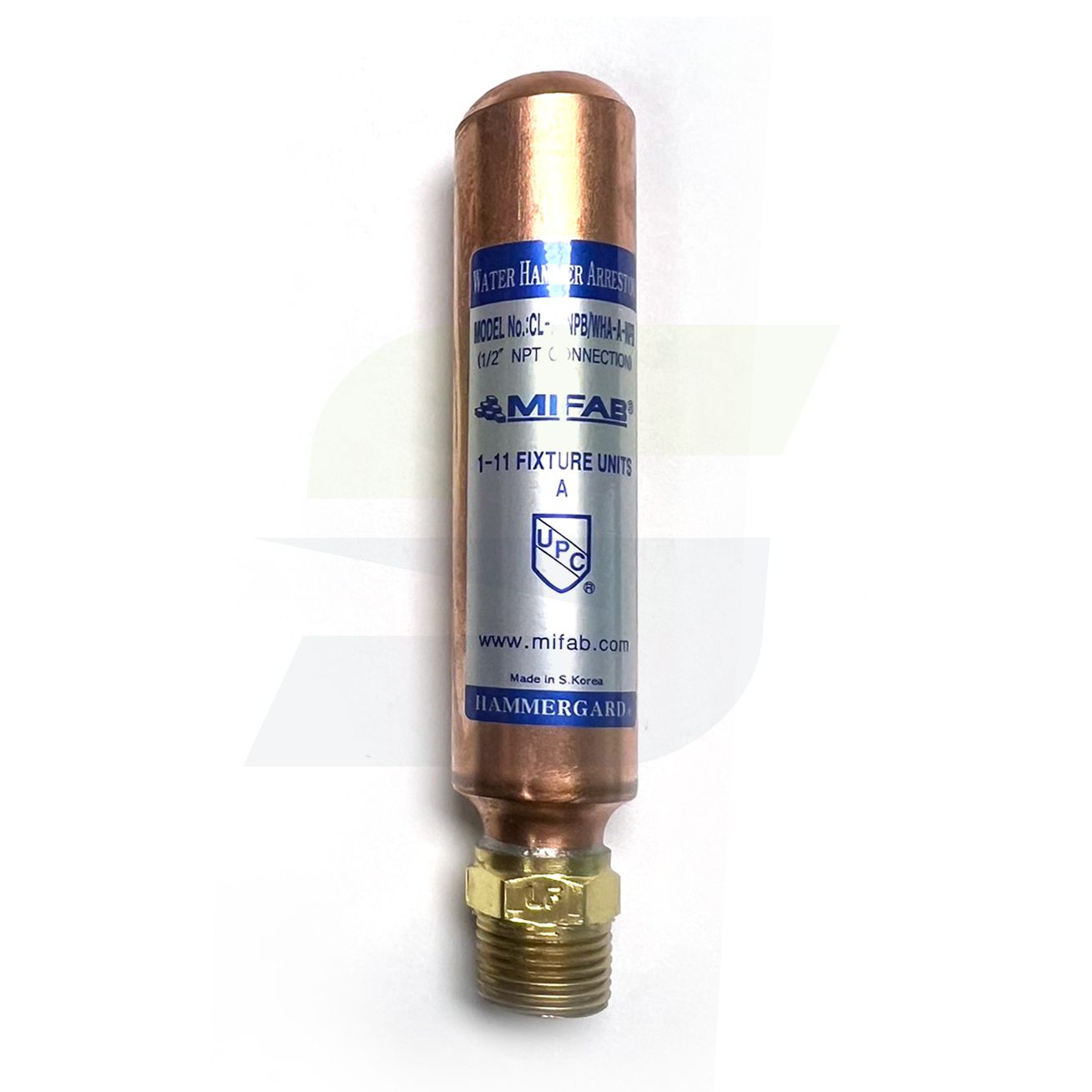 CL-A-NPB - 1/2" Piston Water Hammer Arrestor - 1 to 11 Fixture Units