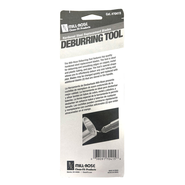 70415 - Deburring Tool with Hardened Steel Replacement Blades