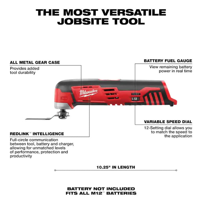 2426-20 - M12 Cordless Oscillating Multi-Tool (Tool Only)