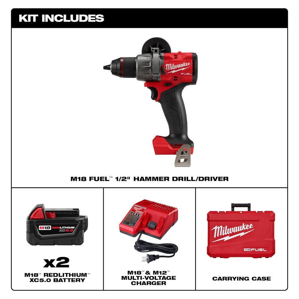 2904-22 - M18 FUEL 1/2" Hammer Drill/Driver Kit
