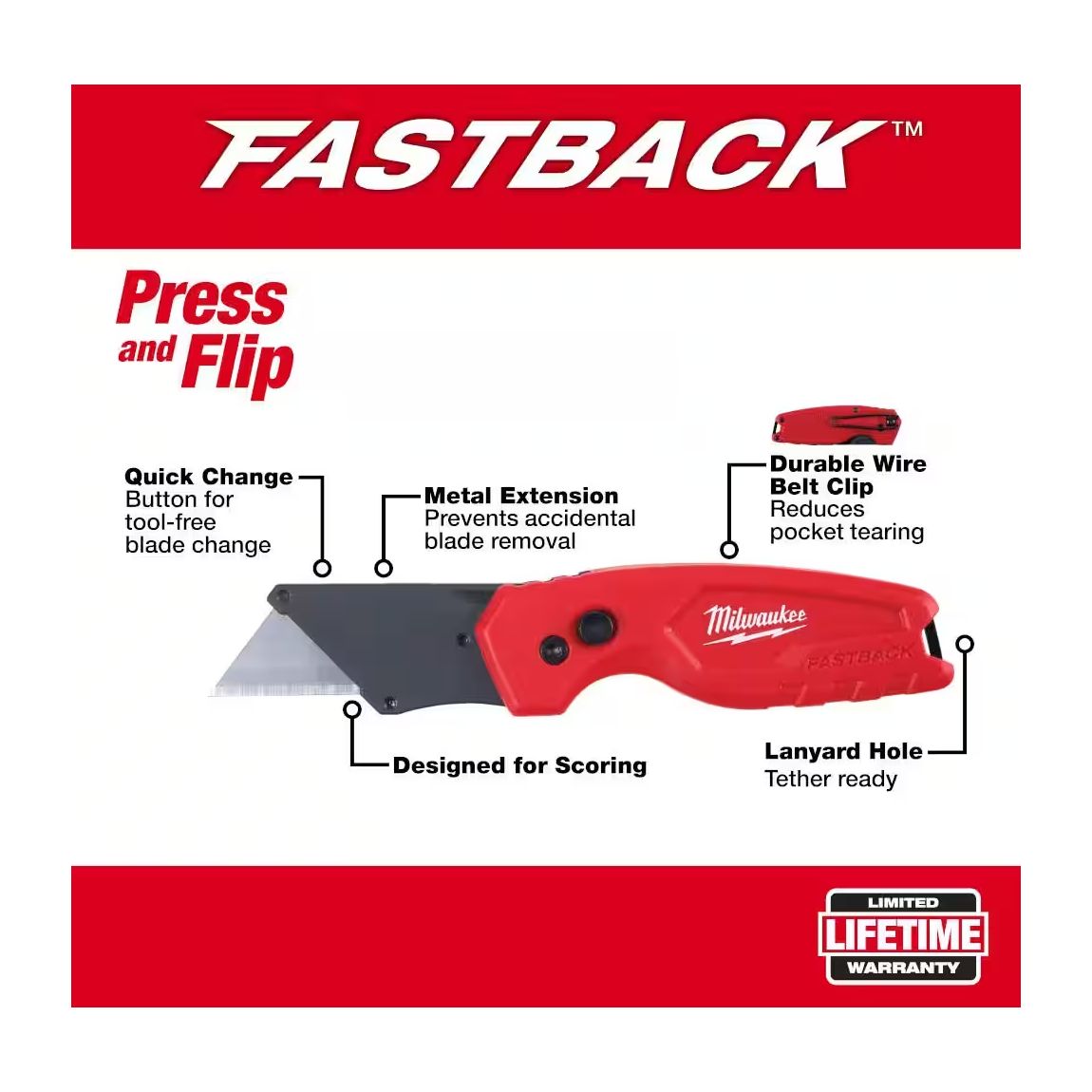 48-22-1503 - FASTBACK Folding Utility Knife Set