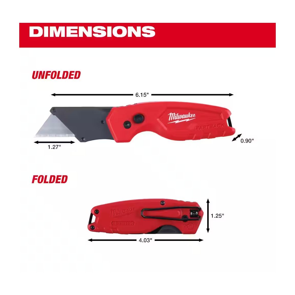 48-22-1503 - FASTBACK Folding Utility Knife Set