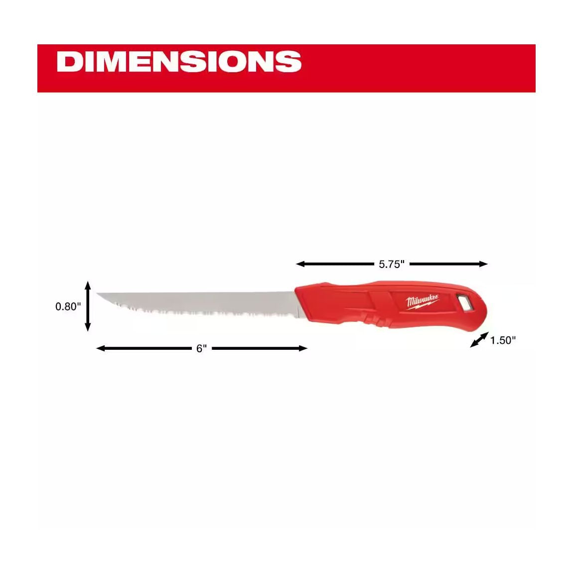 48-22-1922 - Serrated Blade Insulation Knife
