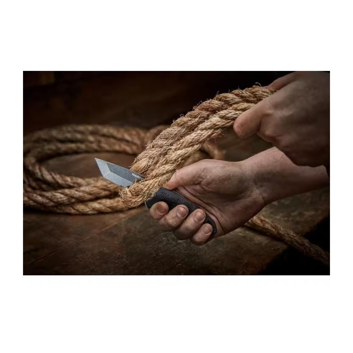 48-22-1998 - 3” HARDLINE Serrated Blade Pocket Knife