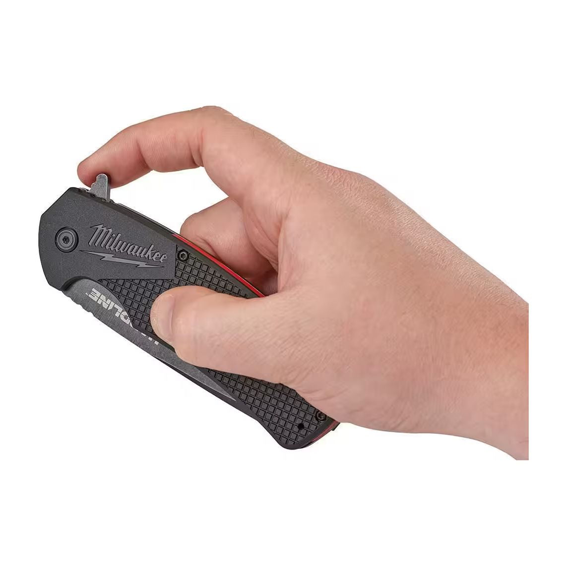 48-22-1999 - 3.5" HARDLINE Smooth Blade Pocket Knife